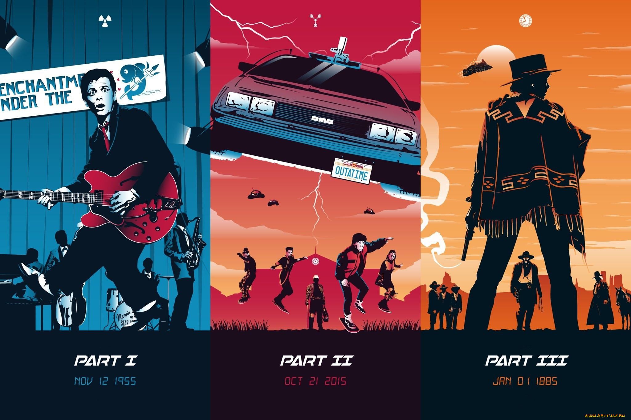 Back to the Future: Trilogy постеры